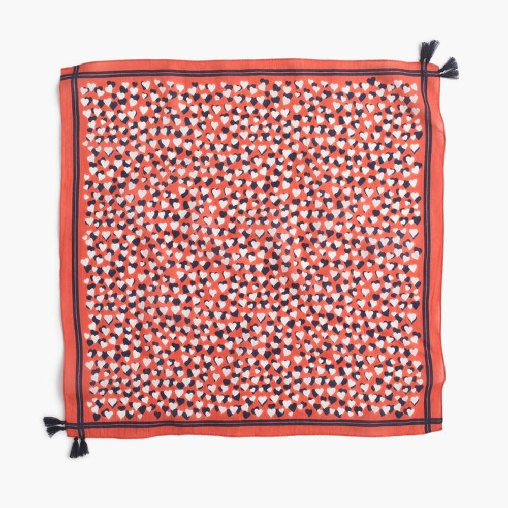 J. Crew • XOXO Bandana Rustic Rose